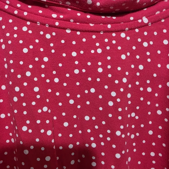 Liz & Me Women's Pink Polka Dot Shirt - Picture 5 of 8